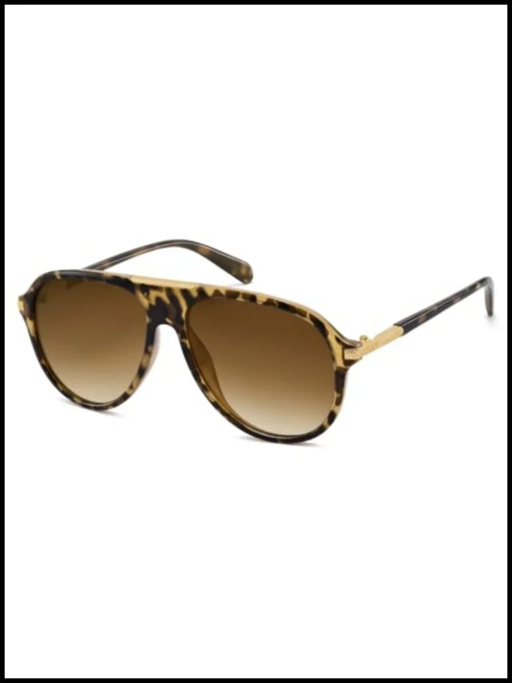 Oversized Aviator Sunglasses UV400 Protection Retro Vintage Shades Women Men